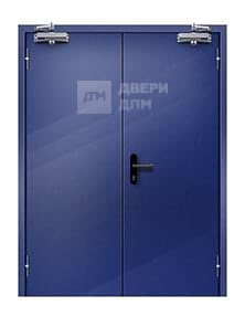 Противопожарная дверь ДПМ-02 EIS двупольная глухая без порога